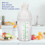 Salad Dressing Container with Lid 200ml 6