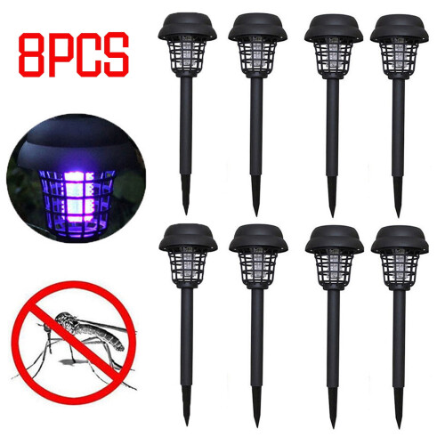 XIAOLE solar bug zapper 8 pcs outdoor indoor waterproof 1