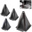 Universal Shift Knob Boot Cover PVC Leather 6pcs 7