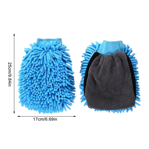 Car Cleaning Brush Set Microfiber 2 pcs 2
