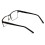 Men's Premium Rectangle Reading Glasses Metal Frame with 4