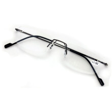 Full-rimless lightweight reading glasses metal unisex