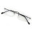 Full-rimless lightweight reading glasses - metal - 1 pair 1