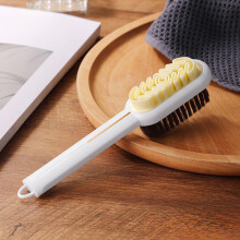 Shoe Brush Double-sided Suede and Leather Cleaner with Long