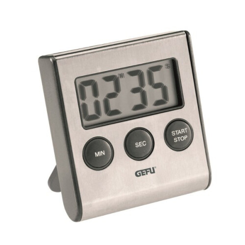 Gefu GEFU CONTARE Digital kitchen timer Black, Stainless steel