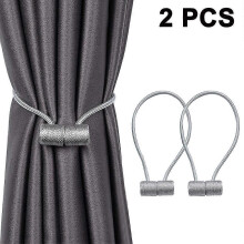 Stück magnetische Vorhanghalter, Vorhangclips, Seil-Vorhanghalter, Schnallen, Vorhangbinder, Vorhanghalter für die Heimdekoration C