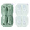 Shoe-shaped silicone ice cube tray, 4-cube capacity 1
