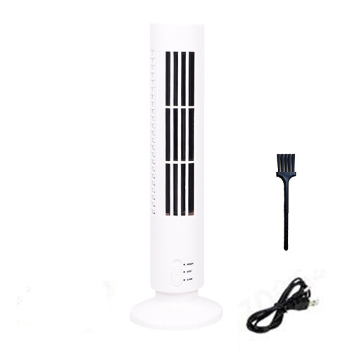 Oscillating Bladeless Tower Fan with Remote Control 24H 1