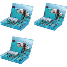 3X Kids Electricity Circuit Learning Kit Physics Experiment Kit Basic Educational ABS