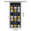 Baseball Hat Rack Over-Door 24-Pocket Black 2