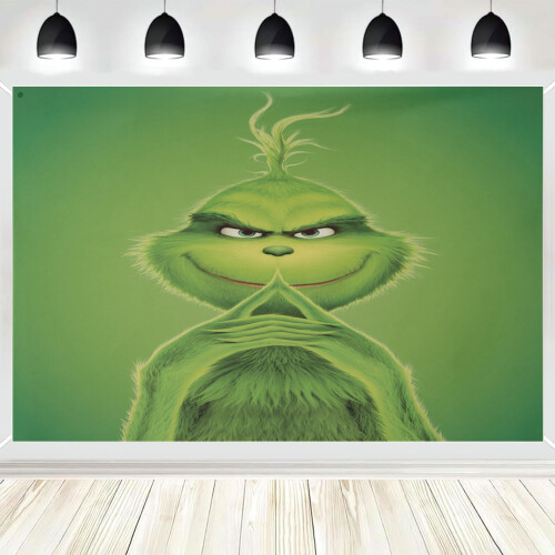 Grinch Christmas Tapestry 16x24 Inches 1