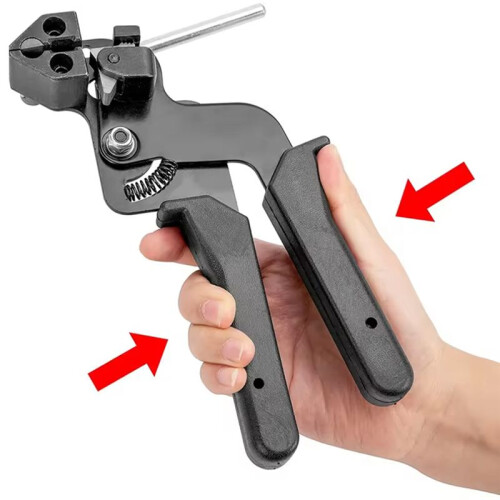 Self-Locking Tie Pliers Stainless Steel Tie Tools Manual Multi-Purpose Locking Cable Metal Tie Cable Bundle Tool 1