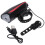 Rechargeable bike light set with horn 2 pcs 1