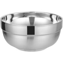 Bol double paroi en acier inoxydable 304, bol double paroi isolé en platine, bol à soupe épais, gourde multifonctionnelle pour la maison (taille