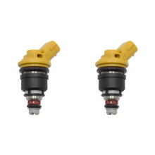 2X 550Cc Yellow Side Feed Injectors for Sti WRX GC8 16600-AA170