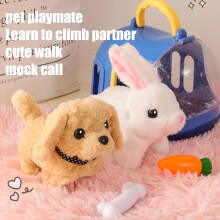 Rabbit Plush Pet for 18 Inch Dolls Play Set