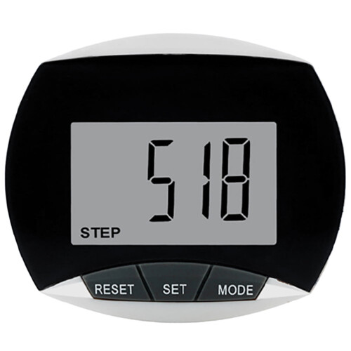 Pedometer with belt clip LCD display 1 piece