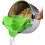 Collapsible Colander with Clip-On Strainer Green 1