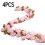 Artificial Cherry Blossom Vine Garland 7.9 FT Pink White 4 1