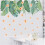 Tropical leaf wall decals removable jungle green palms 1 set 4