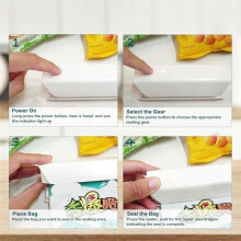 Portable Electric Vacuum Sealer for Various Bag Types - Compact, Rechargeable and Efficient for Home and Outdoor Use