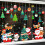Christmas static window sticker Santa snowman 2025 2