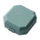 Portable plastic vitamin storage box light green 2