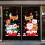 Christmas static window sticker Santa snowman 2025 3