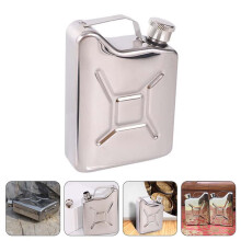 Vankin portable stainless steel whiskey flask 5 oz