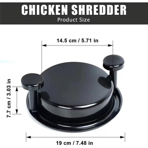 Vegetable Cutter and Chicken Shredder Tool with Non-Slip 2