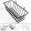 Wall-Mounted Shelf Organizer Black Tray 8