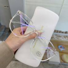 Transparent blue light blocking glasses frame round 10 pcs