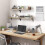 Wooden wall shelf floating storage shelf 30cm 4