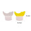 Xeyise Eyeliner Stencils ABS Crescent Shape Reusable 5pcs 6