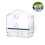 Clear acrylic bird feeder with suction cups 1
