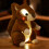 Light up Plush Squirrel Dark Brown 11 inch 1