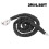 WSYW Motorcycle Chain Lock Heavy Duty 6.56ft 6