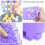Ice Cube Trays with Lids 2-Pack Silicone BPA-Free 8