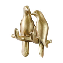 Resin Bird Hook Wall Hanger for Coats and Bags
