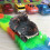 Dinosaur Car Track with LED Lights Racing Accessory 2