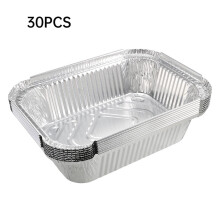 Aluminum Foil Baking Pans Square 7.5x5.5x1.6 inch 30 Pack