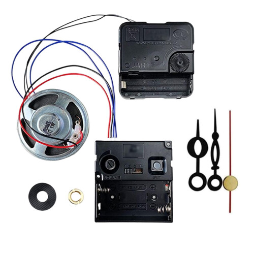Wall Clock Movement Mechanism with Hands and Chime