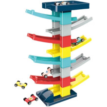 Gliding Car Toy for Toddlers with Ramp Track, 1 Set