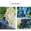 Artificial Hydrangea Wreath 15.75 inch 7