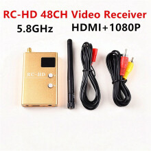 2X RC832HD RC-HD FPV 5.8G 5.8GHz 48CH 48 Kanalen Ontvanger -Compatibel met A/V- en Voedingskabels voor Quadcopter F450