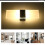 Welling LED wall sconce cube fixture 1 piece 2