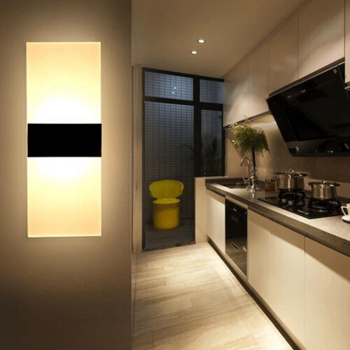 Welling LED wall sconce cube fixture 1 piece 2