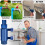 Broken Pipe Thread Extractor Tool, New Broken Faucet Removal Tool, Stripped Screw Bolt Extractor Set 2