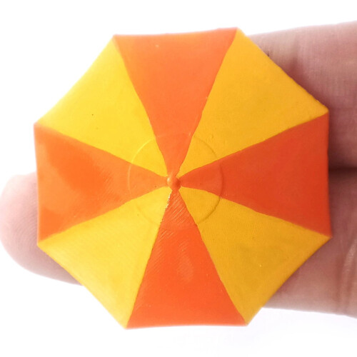 Umbrella Table Model for Dollhouse Decor 1 Piece 1
