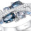 Women's X-Shape Cubic Zirconia Ring Vintage Style 7